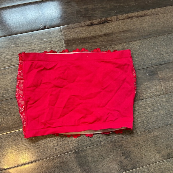 Dynamite Red lace bandeau top - Picture 2 of 3